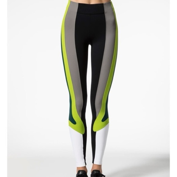 No Ka Oi Kihi Sporty Colorblock Leggings Active Workout Designer Women’s - Picture 2 of 15